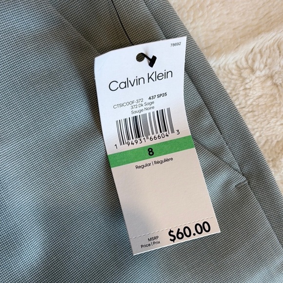 Calvin Klein kids size 8 pants in blush-grey - new with tags - Picture 2 of 7